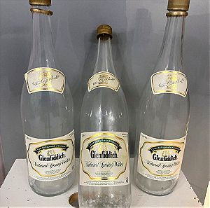 Μπουκάλια νερού Glenfiddich συλεκτικά 3 τεμάχια