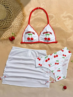 Children's swimwear set, 3 pieces, size 152 cm, ages 9-10