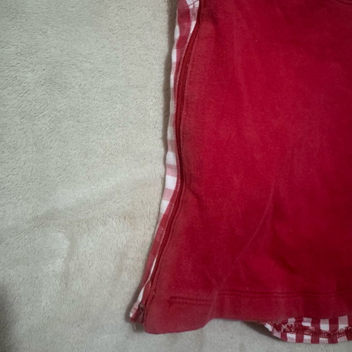Womens corset Calliope size S used, white and red