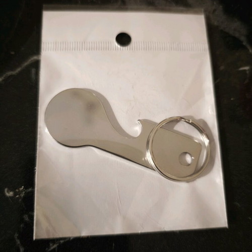 Supermarket Cart Keychain new, silver