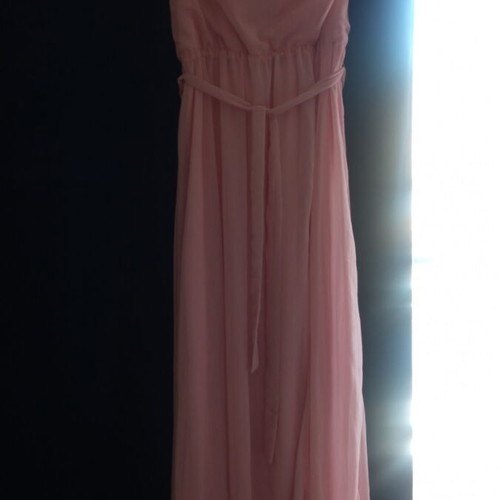 Shein long pink dress like new, size M fits large to XL