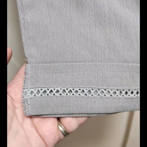 Shein pants L grey like new with elastic waist