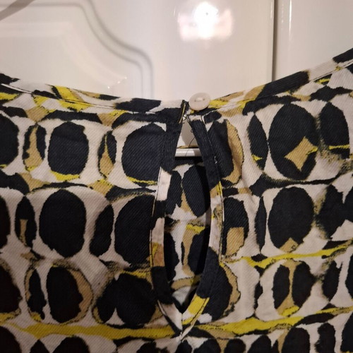M&S Collection blouse with geometric print like new, size XL