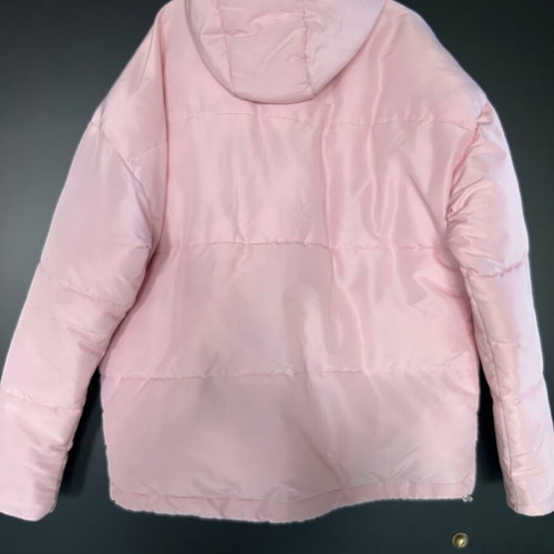 Ellesse women's pastel pink quilted jacket, size M