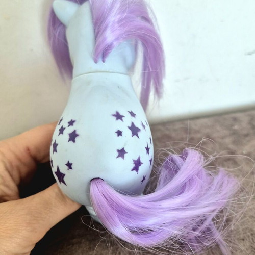 My Little Pony Elsi Blubelle Italy used, purple with stars