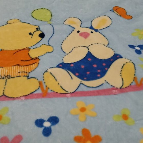 Children's blanket like new, warm, 1.30x1.10 m