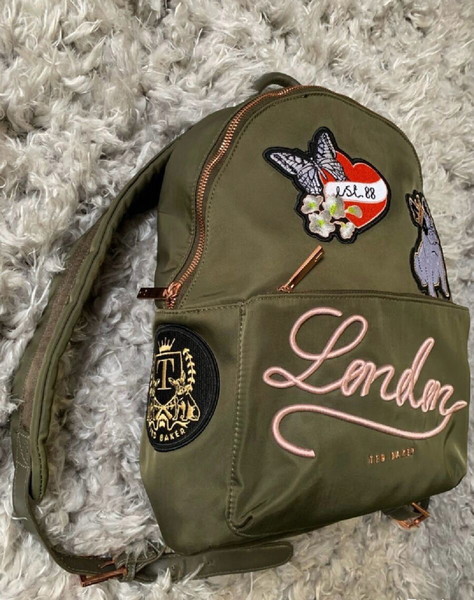 Σακίδιο πλάτης - Ted Baker Slogan Appliqué Nylon Backpack.