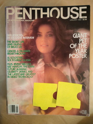 Penthouse Ιανουαρίου 1983 μεταχειρισμένο, μεγάλο πόστερ 53×80