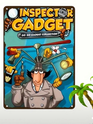Inspector Gadget 2D Metal Sign 20x30cm New