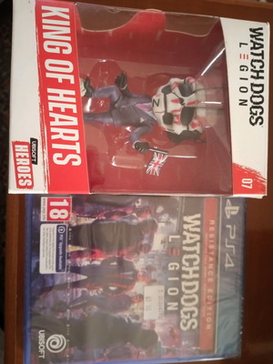 Watchdogs Legion Resistance Pack PlayStation 4 and PS5 new with collector figure and mug