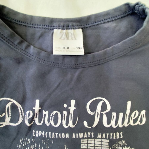 Zara t-shirts set of two, like new, size 8-9 years, grey