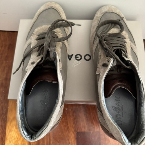 Hogan sneakers used, size 44.5, olive color