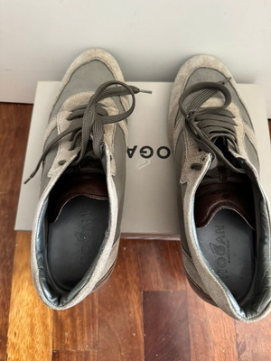 Hogan sneakers used, size 44.5, olive color