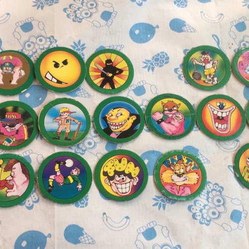 Hoppies caps green collection 27 pieces like new, 90s