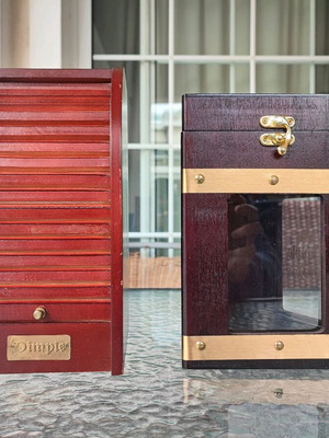 Dimple wooden cases used, pack of 2 pieces
