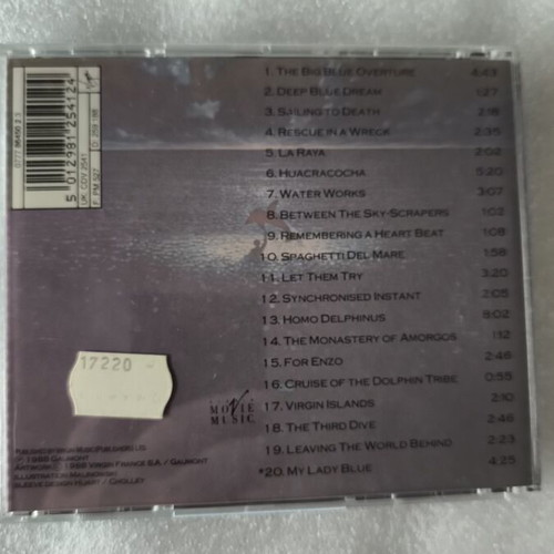 The Big Blue Original Motion Picture Soundtrack CD like new
