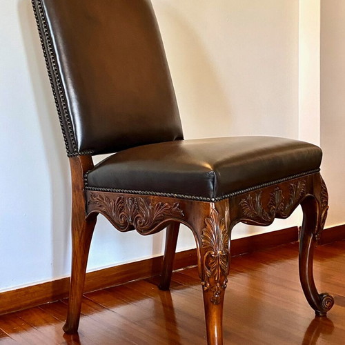 Theodore Alexander leather office chair like new