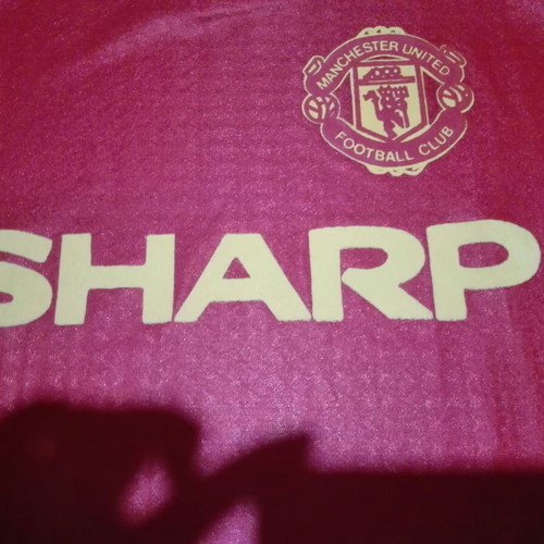 Manchester United vintage sports T-shirt used official replica XXL