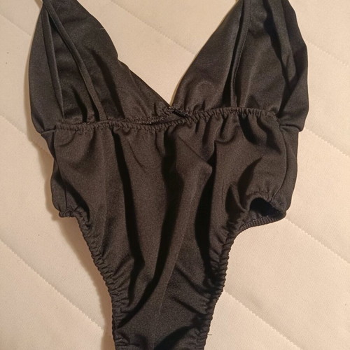 Acqua Sphere black swimsuit with high waist cut like new