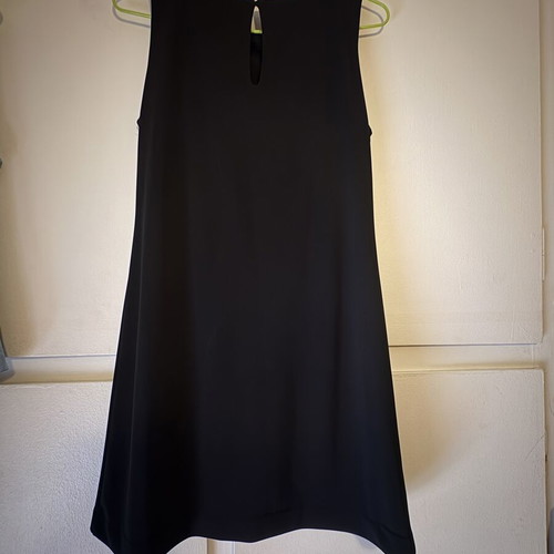 Mini dress with stones on neckline, like new, Mango, black, size L