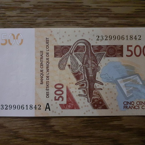 Ivory Coast 500 Francs 2012 banknote