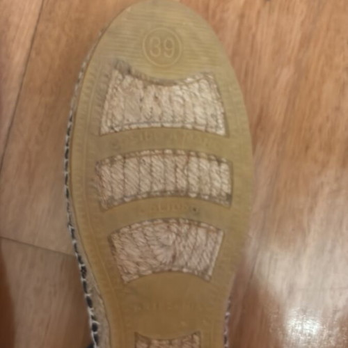 Espadrilles size 39 blue like new