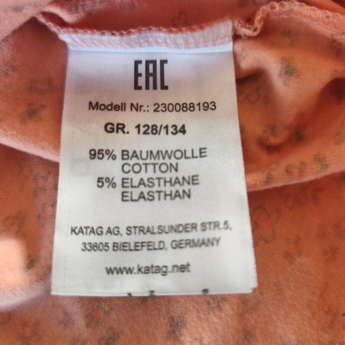 Staccato summer dress salmon pink for ages 8-9, like new