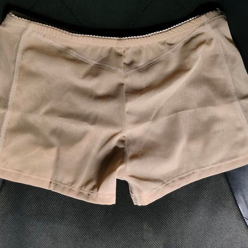Latex Butt Lift Shorts Large Beige new