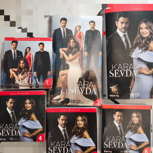 Kara Sevda Turkish TV series DVD box set, missing 4 DVDs