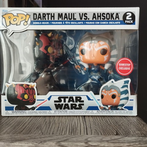 Star Wars Darth Maul vs. Ahsoka Funko Pop 2-Pack GameStop Exclusive
