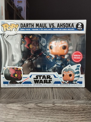 Star Wars Darth Maul vs. Ahsoka Funko Pop 2-Pack GameStop Exclusive