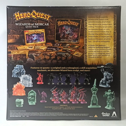 HeroQuest Wizards of Morcar Quest Pack expansion new