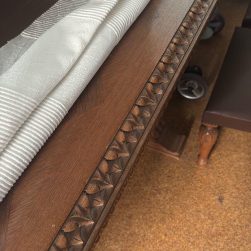 Handcrafted woodcarved dining set by Arapogiannis