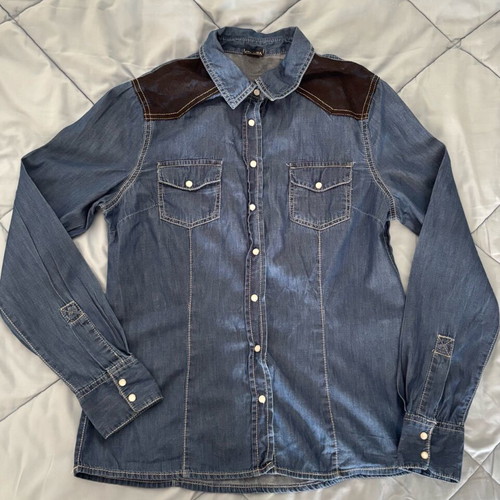 Esmara denim shirts size S like new blue pack of 2
