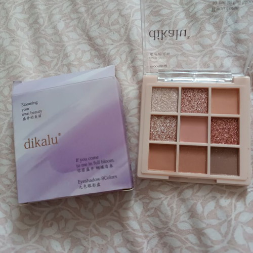 Small eyeshadow palette new with brown nude shades glossy and matte