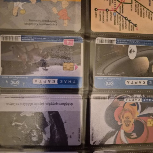 Collectible Phone Cards Album and Loose Like New