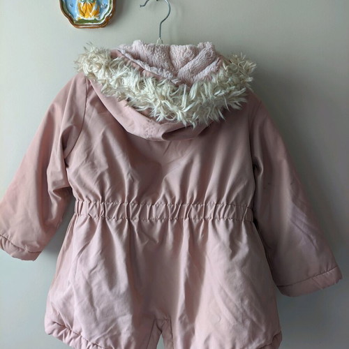 Children's jacket used 24-36 months warm pink