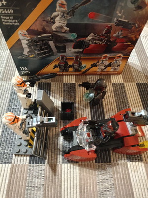 Lego Star Wars 75449 set with box and instructions