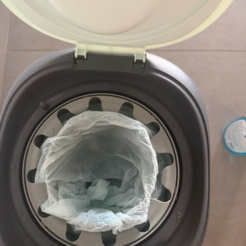 Diaper bin like new for baby diapers