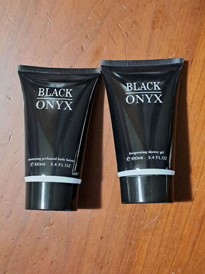 Black Onyx men's body care products new, Laghmani London