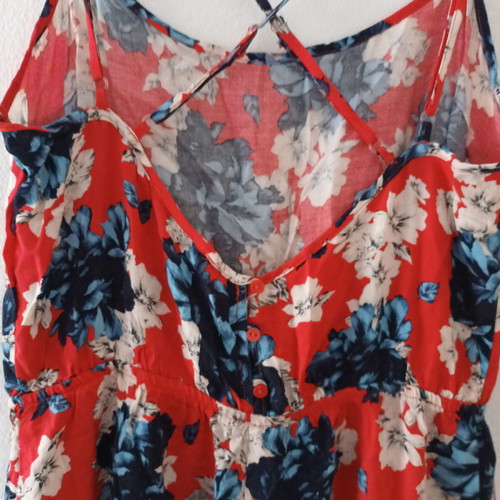 Floral jumpsuit like new, size M