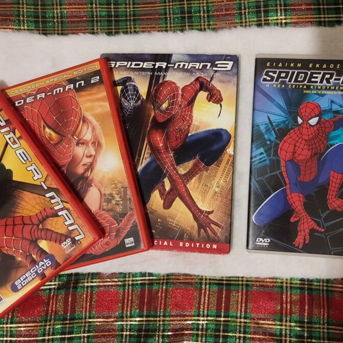 Spiderman Trilogy and Animated Series DVD like new, special edition