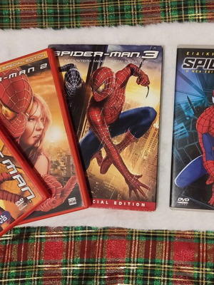 Spiderman Trilogy and Animated Series DVD like new, special edition