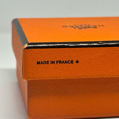 Hermes H silver ring like new