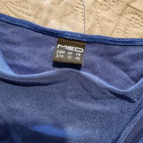 Med bikini used, size Small, blue