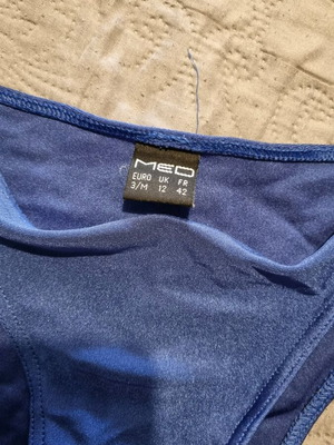 Med bikini used, size Small, blue