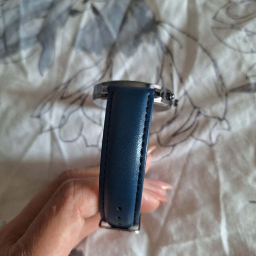 Men's wristwatch, blue strap