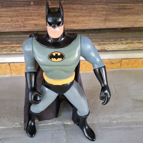 Kenner Ultimate Batman 15" figure 1994 used, DC Comics rare Bruce Wayne toy