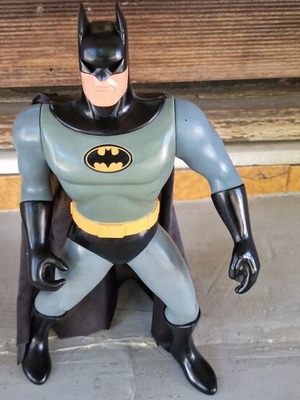 Kenner Ultimate Batman 15" figure 1994 used, DC Comics rare Bruce Wayne toy