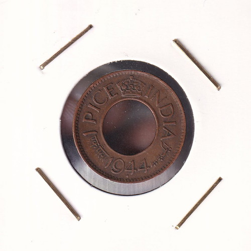 British India 1944 1 Pice used